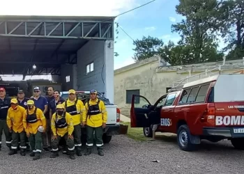 La Brigada Contra Incendios de Ojo de Agua colaborará con Neuquén