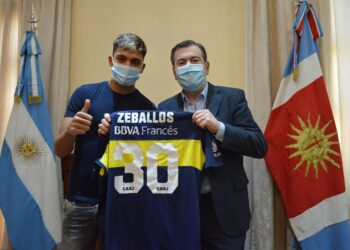 Exequiel Zeballos visitó al Gobernador Zamora
