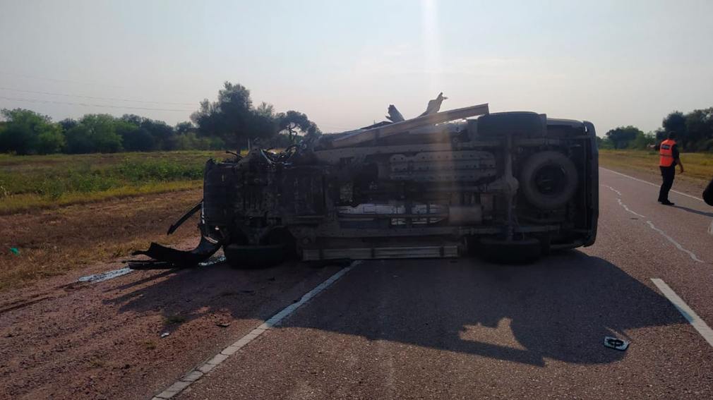 Siniestro vial entre camioneta y camión sobre ruta N34
