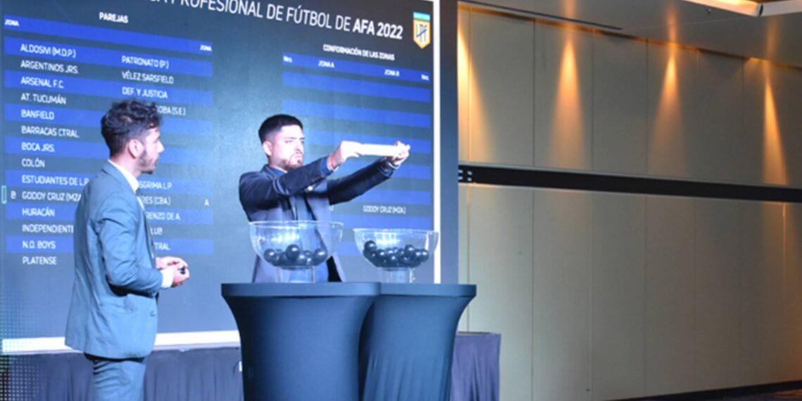 Copa de la Liga Profesional 2022: se definieron las zonas y los cruces de la primera fecha