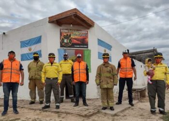 Bomberos Voluntarios de Los Telares festejo un nuevo aniversario el día de ayer