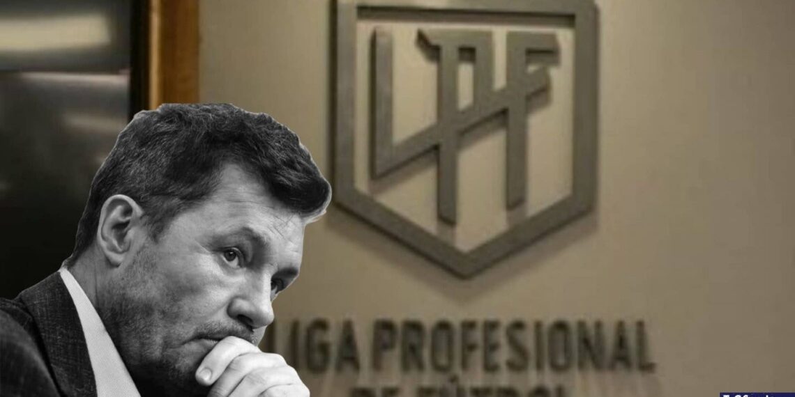 Tinelli renunció a la presidencia de la Liga Profesional de Fútbol