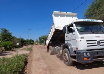 La Municipalidad de Los Telares concreta obras de mejoramiento de calles