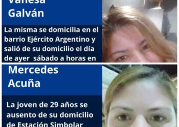 La Policía y División Búsqueda de Personas de la provincia intentan dar con el paradero de dos mujeres