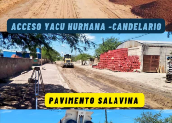 Continúan con el trabajo de obras públicas en Villa Salavina