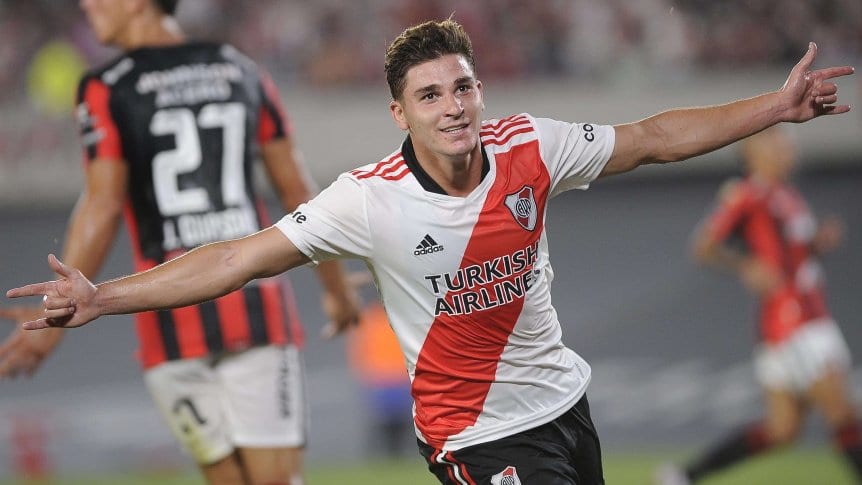 River se despertó en la Copa Liga Profesional ante Patronato con un hat-trick deJulián Álvarez
