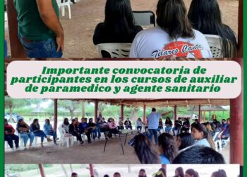 Inicio con éxito los cursos de Agente Sanitario y Auxiliar Paramédico en Villa Salavina