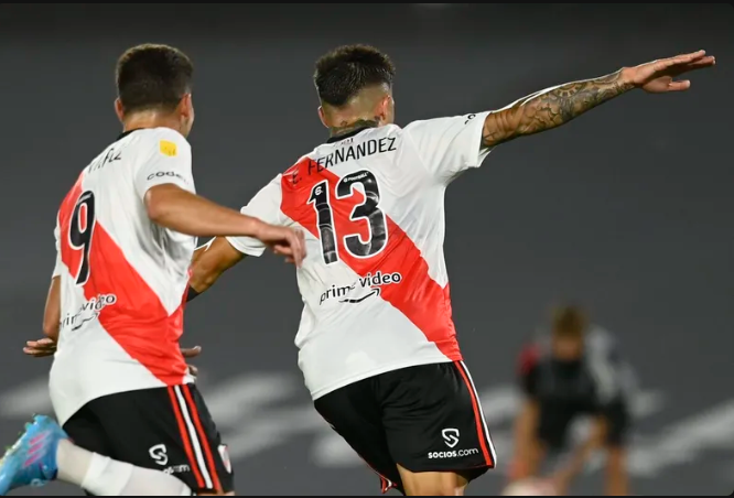 River goleó 4-0 a Gimnasia