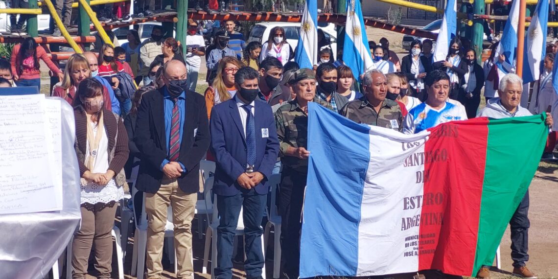 Los Telares: acto conmemorativo por los 40 años de la Guerra de Malvinas