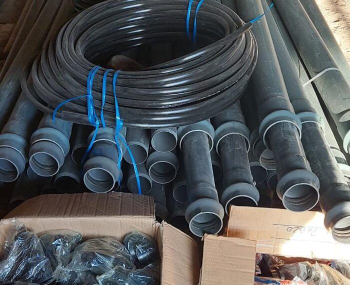 Villa Salavina: La Comisión Municipal recibió material para la red domiciliaria de agua potable