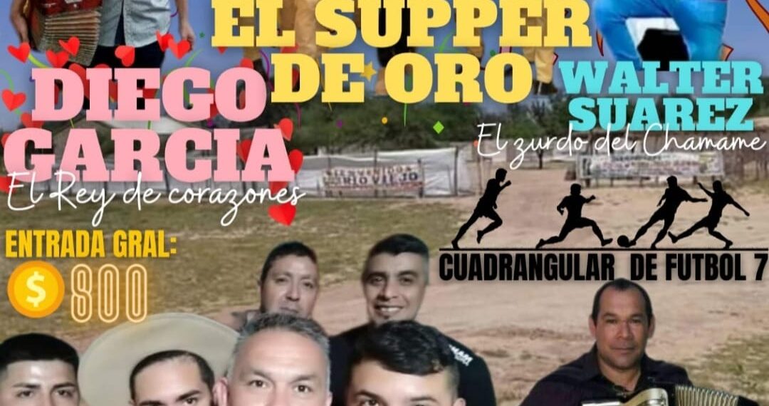 INVITACIÓN GRAN BAILE EN PISTA RIO VIEJO EN QUIMILI PASO VIERNES 22 DE ABRIL