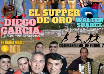 INVITACIÓN GRAN BAILE EN PISTA RIO VIEJO EN QUIMILI PASO VIERNES 22 DE ABRIL