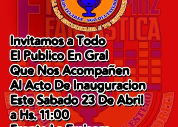 Invitación a la inauguración de la FM FANTASTICA 104.7