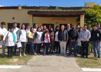 Reunión entre el coordinador provincial a cargo del Censo 2022, La Municipalidad de Los Telares, Comisiones Municipales y Establecimiento educativos.
