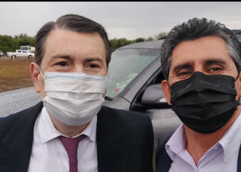 El Gobernador fue recibido por Intendente de Los Telares en su visita por Bordo Pampa Dpto. Salavina