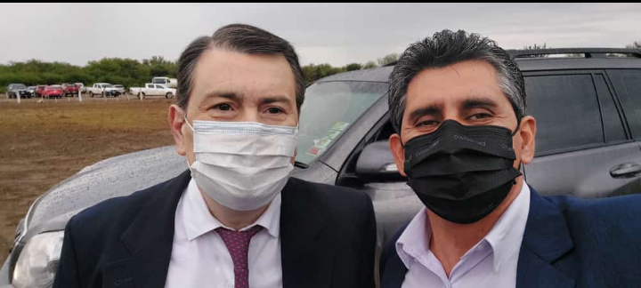 El Gobernador fue recibido por Intendente de Los Telares en su visita por Bordo Pampa Dpto. Salavina
