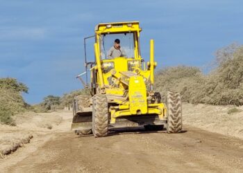 La Municipalidad de Los Telares sigue trabajando en la reparación de caminos vecinales