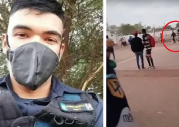 Policía en grave estado tras sufrir una salvaje agresión en una cancha en Monte Quemado