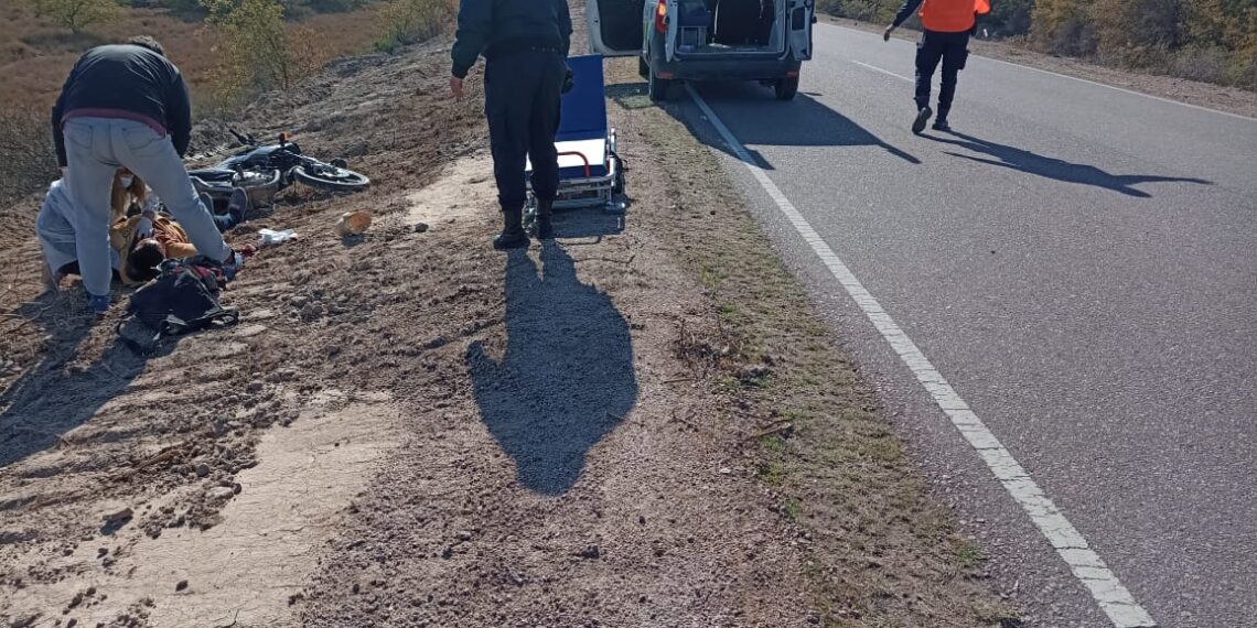 Murió un joven de Los Telares tras derrapar con su moto en Ruta 92 a la altura del Pje Saladillo del Rosario