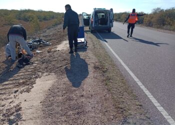 Murió un joven de Los Telares tras derrapar con su moto en Ruta 92 a la altura del Pje Saladillo del Rosario