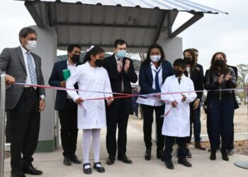 El Gobernador Gerardo Zamora inauguró un nuevo edificio escolar en el Pje Taco totorayoj Dpto Salavina