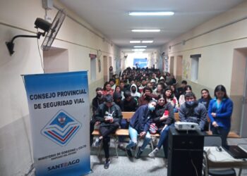 Personal del consejo provincial de seguridad vial realizó capacitación en Los Telares