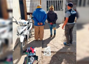La policía de la provincia recuperó una moto robada en Los Telares