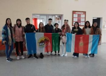 Alumnos del colegio Jorge W Abalos viajan a la gran ciudad para participar de la convocatoria abierta de Juventudes y derechos