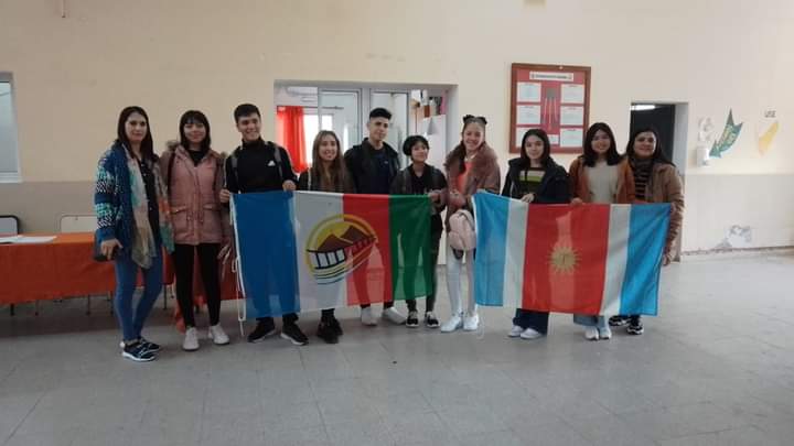 Alumnos del colegio Jorge W Abalos viajan a la gran ciudad para participar de la convocatoria abierta de Juventudes y derechos