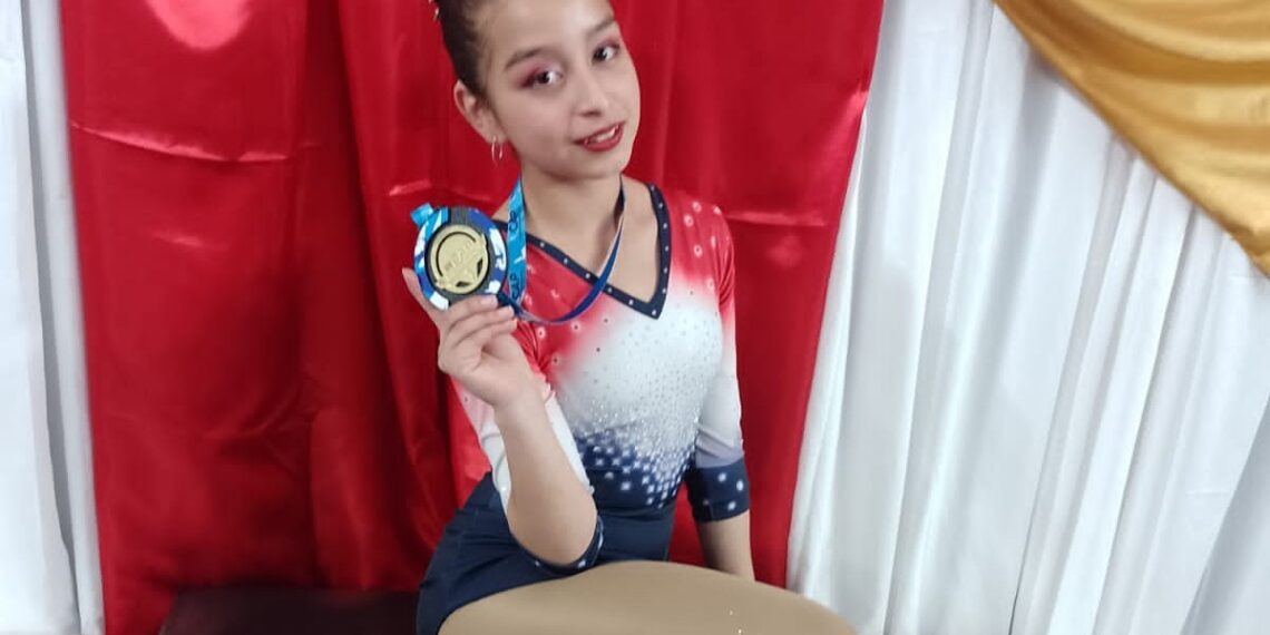 Podio Telarense Brisa Ferreyra campeona nacional en el torneo de patín en la Rioja