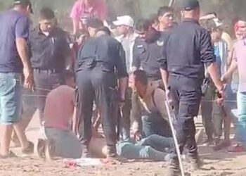 Espectador fue embestido por una yegua en una cuadrera