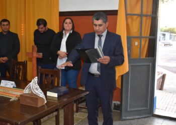 Jose Araujo juro como presidente provisorio del Honorable Concejo Deliberante de Los Telares