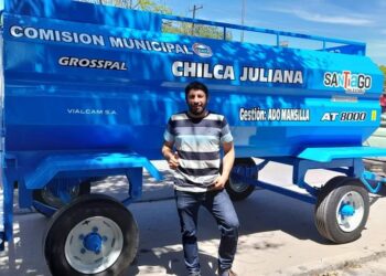 El Gobierno Provincial a provisto de un tanque cisterna a la comisión municipal de chilca juliana