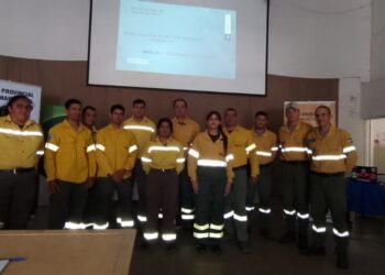 Bomberos voluntarios de Los Telares finalizaron con éxito capacitación en Combatiente de Incendio forestal