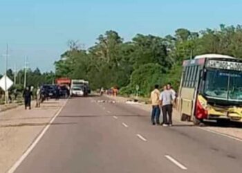violento accidente de transito dejo como saldo dos personas fallecidas