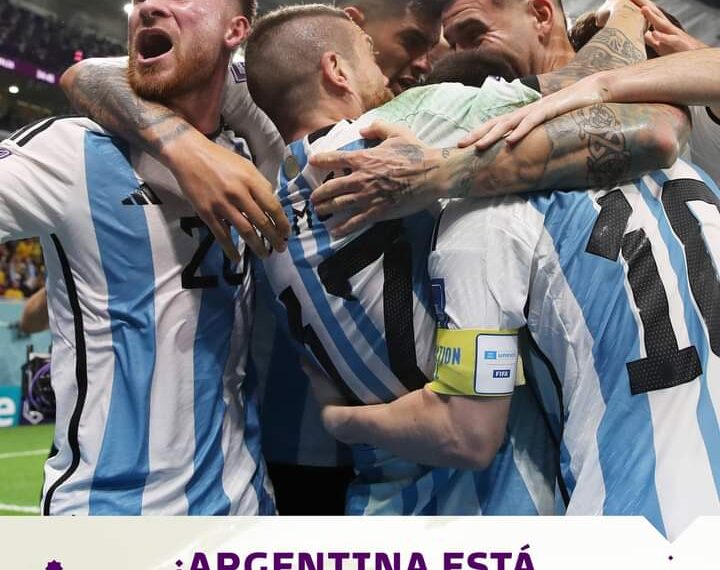 Argentina paso a cuartos venciendo a Australia