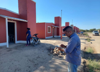 La Municipalidad de Los Telares avanza con la construcción de viviendas sociales permitiendo mejor calidad de vida