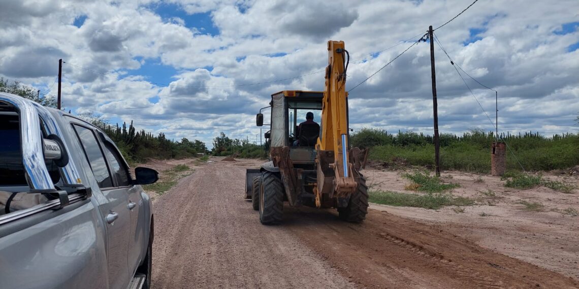 La Municipalidad de Los Telares trabaja en el arreglo de calles y caminos