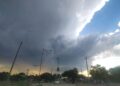 se anuncian tormentas y chaparrones, ráfagas de 50 k/h y 29º de máxima