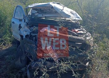 Violento vuelco en la Ruta 92: padre e hijo se salvaron de milagro