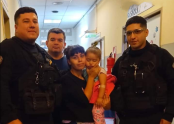 POLICIAS DE LA PREVENCION-CENTRO, SALVARON LA VIDA DE UNA NIÑA DE 2 AÑOS MEDIANTE MANIOBRAS DE RCP