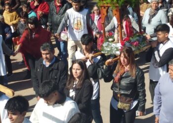 La Intendente Prof. Nora Roldan participó de las celebraciones del Señor de la Paciencia.