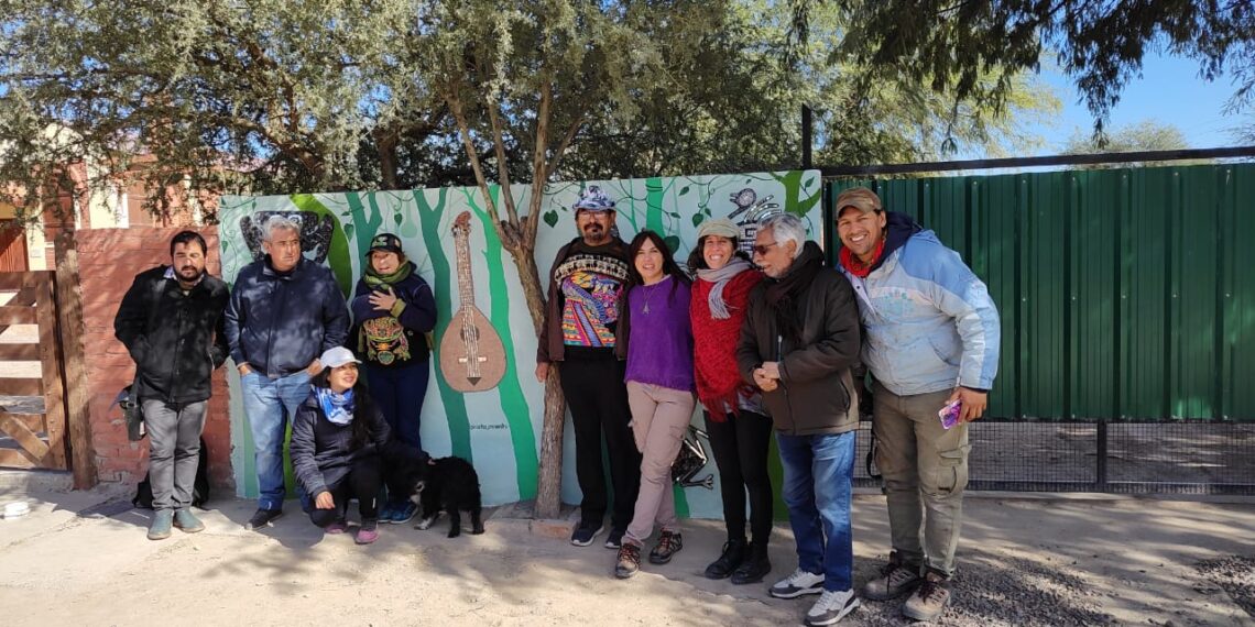 Finalizó con éxito el sacha encuentro de murales internacional en Salavina