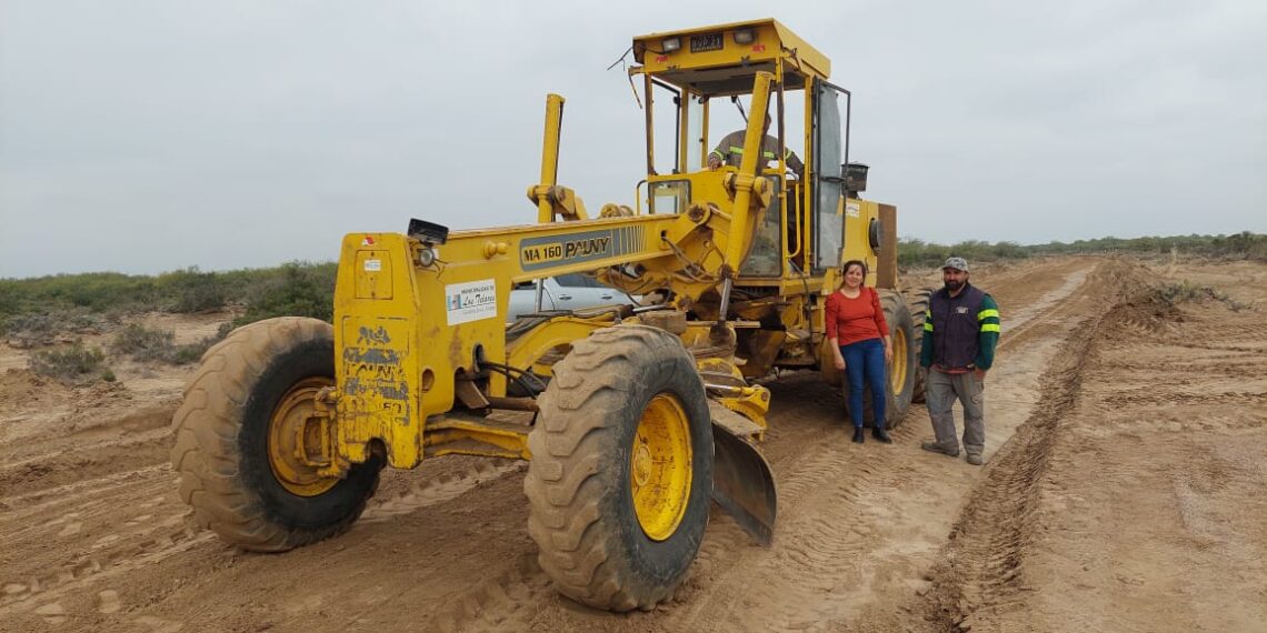 La Intendente Municipal de Los Telares supervisó trabajos en Taco Isla