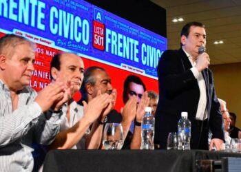 Multitudinario acto de la CGT local con Héctor Daer en apoyo a la fórmula Massa – Rossi