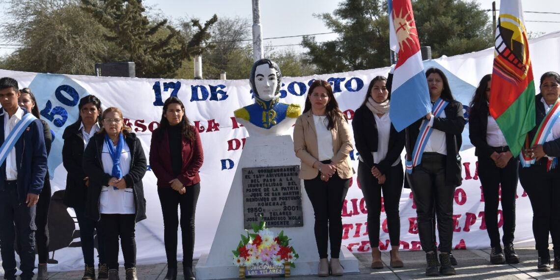 Los Telares celebró con un emotivo acto el aniversario del paso a la inmortalidad del Gral. San Martin
