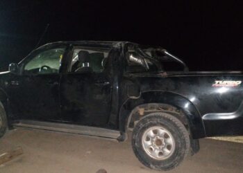 volcó una camioneta que se transportaba un cura y su chófer en la Localidad de Rubia Paso