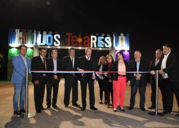 La ciudad de LosTelares, celebró su 91° aniversario en la explanada del Centro Cultural