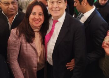 La Intendente Nora Roldán acompaño al Gobernador Dr Gerardo Zamora en su visita a Sol de Julio