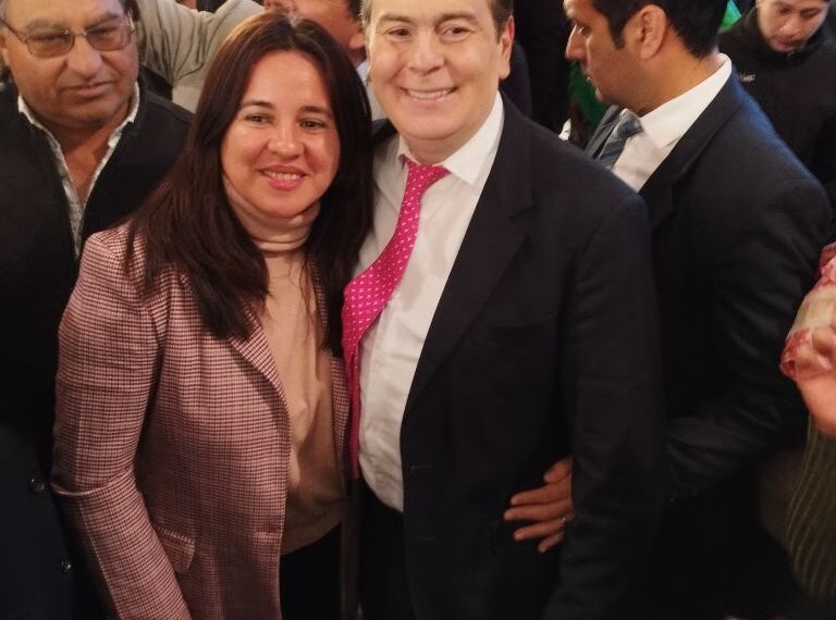 La Intendente Nora Roldán acompaño al Gobernador Dr Gerardo Zamora en su visita a Sol de Julio